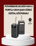 4 Çıkışlı Hızlı Şarj Destekli Powerbank