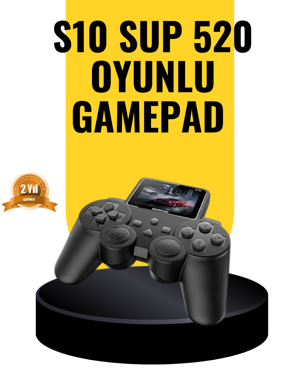 2025 A Kalite S10 Gamepad 520 Oyunlu TV Bağlantılı Retro Atari Konsolu