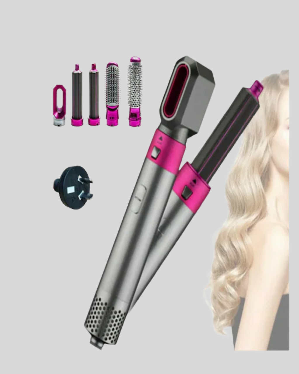 5’i 1 Arada Profesyonel Saç Şekillendirici Tek Cihazla Sınırsız Stil