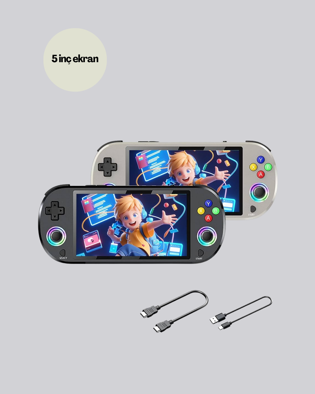 6 Saat Kullanımlı Kablosuz Oyun Konsolu