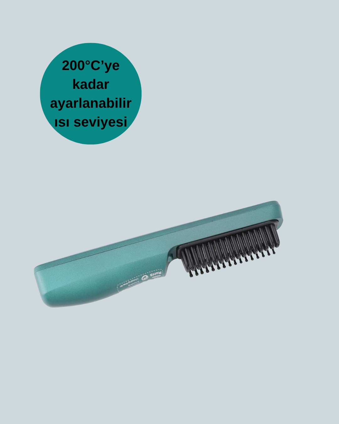 2600mAh Bataryalı Elektrikli Saç Düzleştirici – ABS Gövde