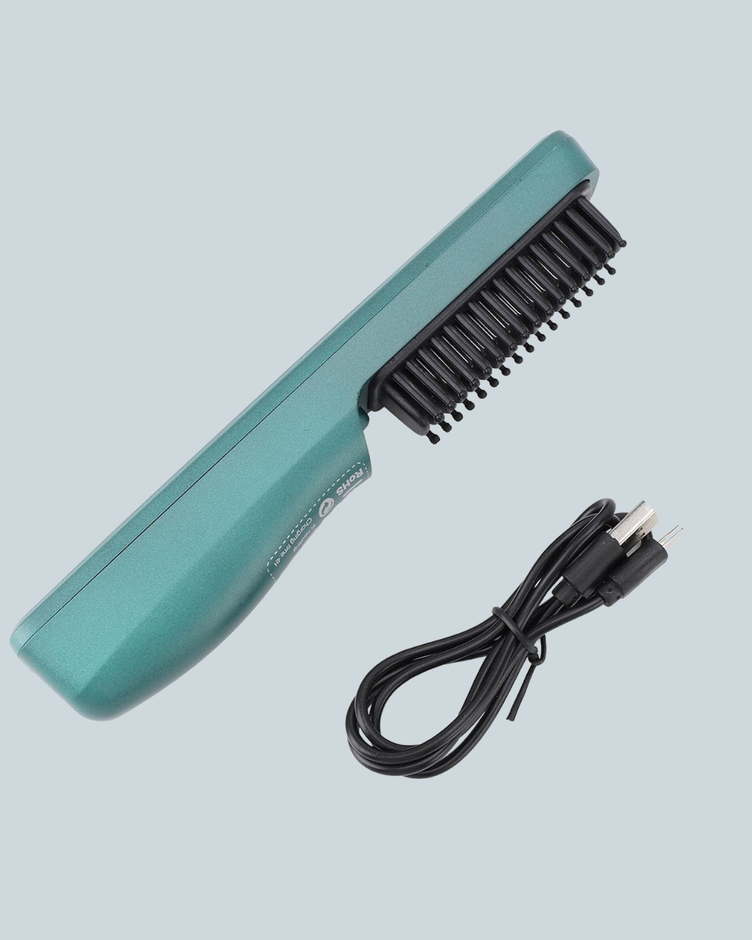 3D Dişli Saç Düzleştirici Tarak – USB Şarjlı Kompakt Tasarım