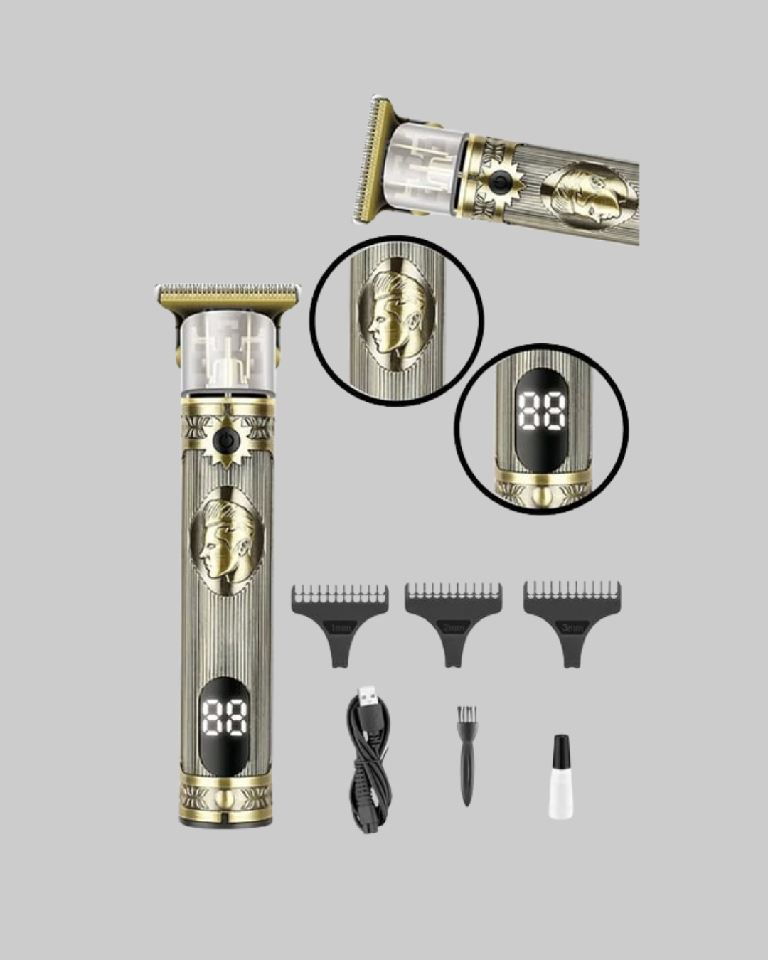 8 Taraklı Saç Kesme ve Sakal Şekillendirme Makinesi