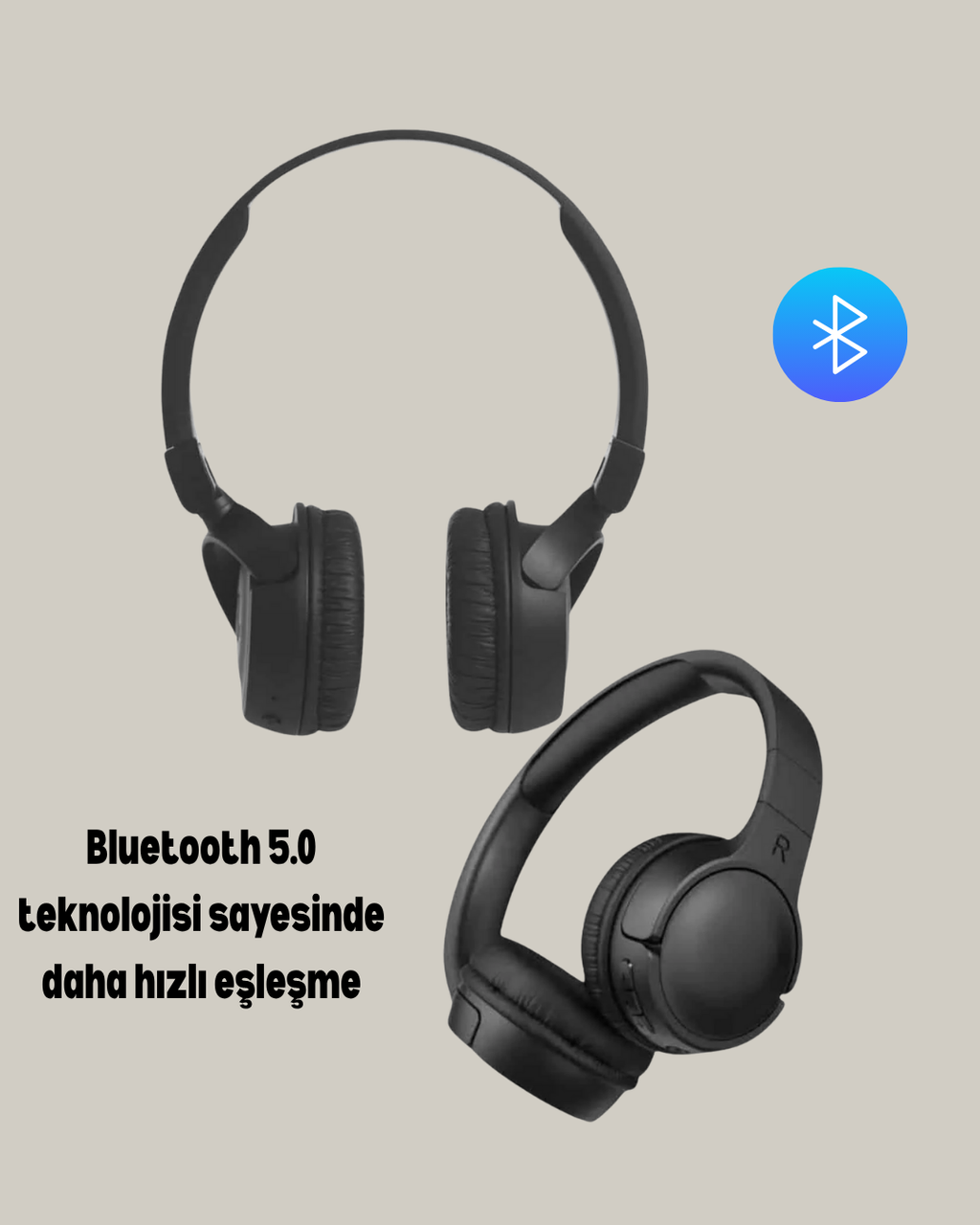 18 Saat Pil Ömürlü Bluetooth Kulaklık