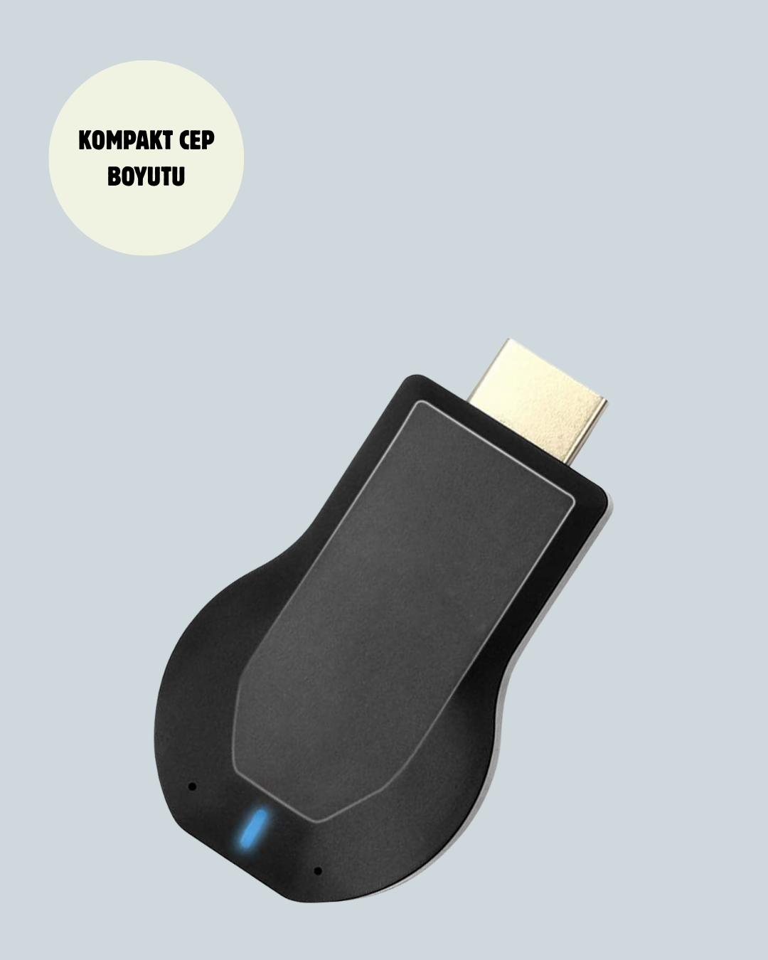 1080p Ultra HD Kablosuz Ekran Yansıtma Dongle – Miracast / AirPlay / DLNA