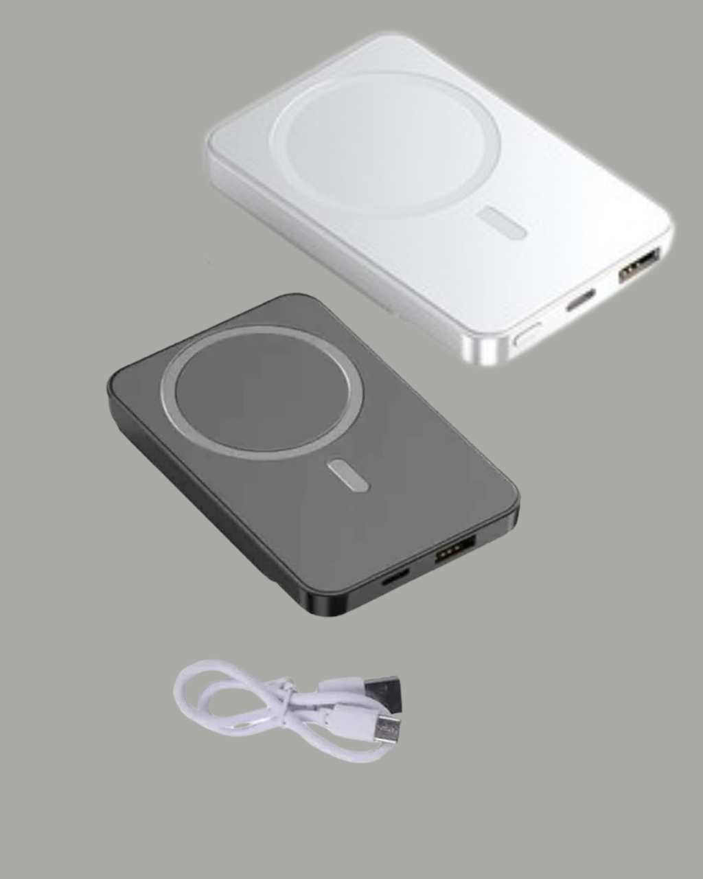 5000mAh / 10000mAh Kapasiteli Manyetik USB-C ve Kablosuz Powerbank