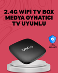 4K UHD Android Medya Oynatıcı 8 GB Hafıza 2 GB RAM Wi-Fi Destekli