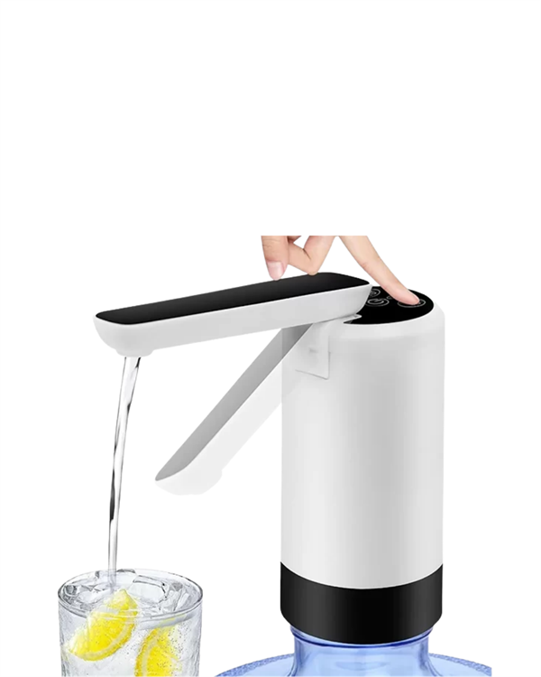 8000 mAh USB Şarjlı Su Pompası | Tek Tuşla Başlat/Durdur | Cam Damacana Uyumlu | Enerji Tasarruflu 4W Güç