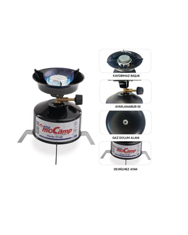 220 gr Gaz Tüpüyle 4 Saat Yanabilen Verimli Kamp Ocağı