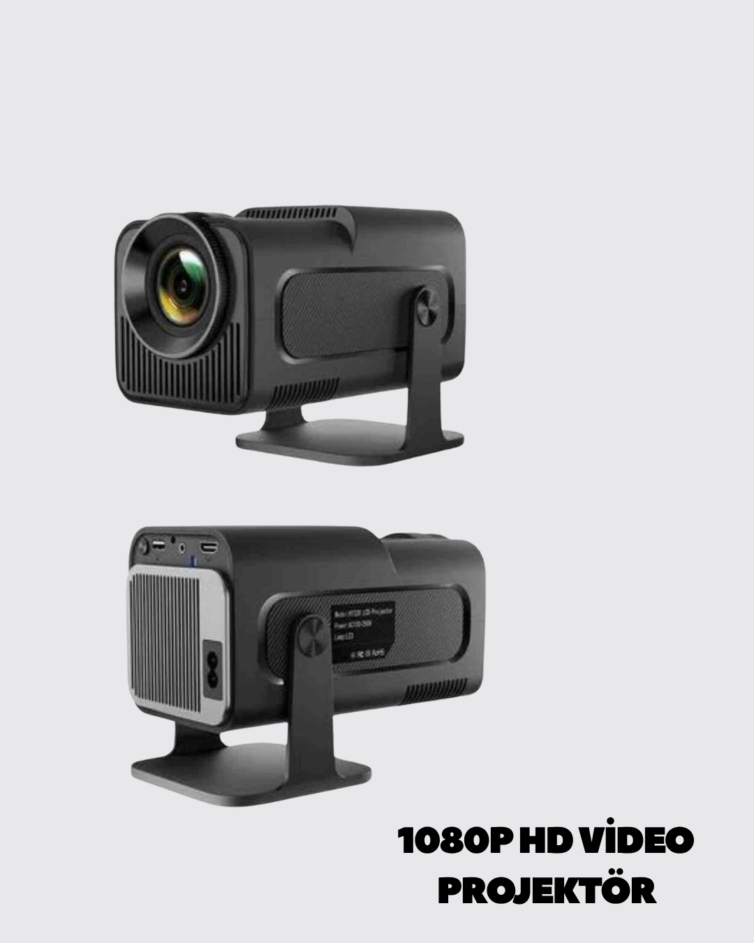 1080P Full HD Çözünürlük ve 4K Destekli Projektör