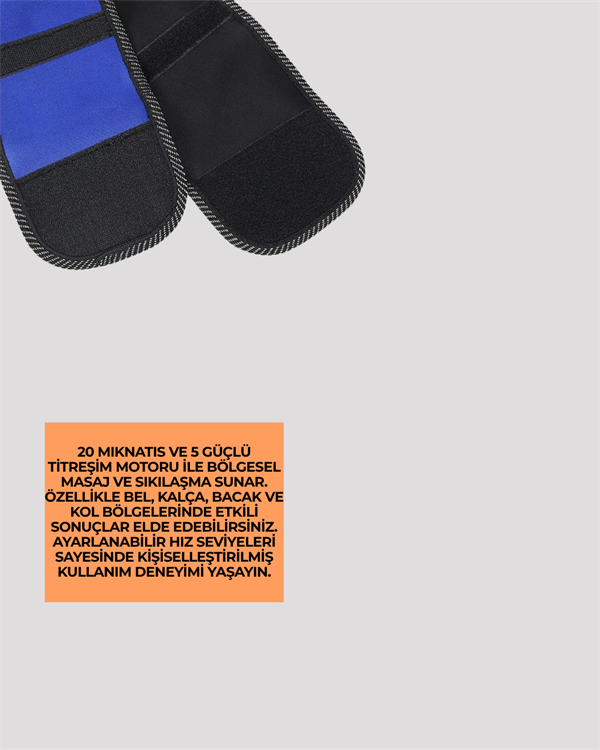 20 Mıknatıslı Gelişmiş Zayıflama Kemeri – Kas Gevşetici ve Selülit Azaltıcı Etki