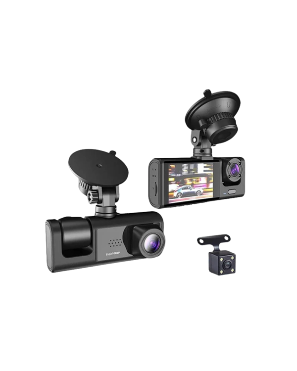 170° Geniş Açı Ön-Arka-İç Kamera Seti – Tam Kapsamlı Araç Güvenliği