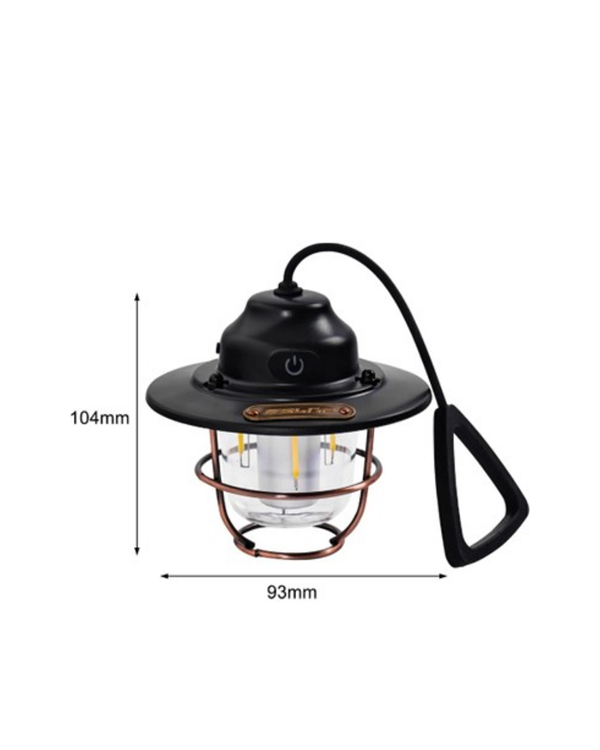 4 Fonksiyonlu Dekoratif Kamp Lambası – Tungsten Ampul USB Çıkışlı