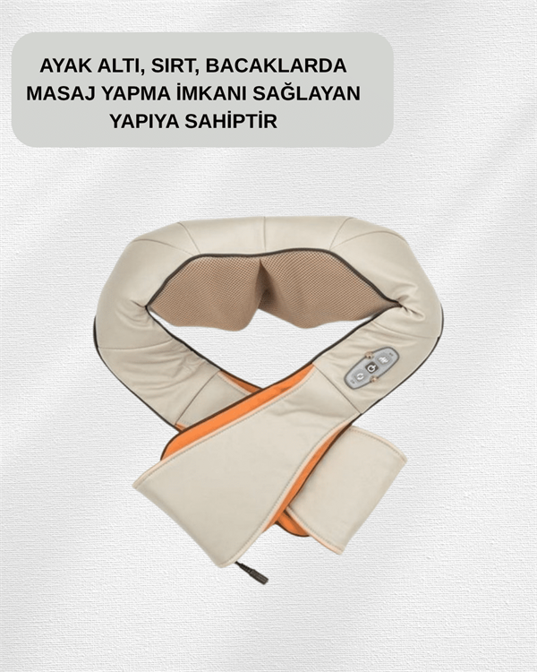 6 Başlıklı Isıtmalı Masaj Cihazı – Tüm Vücut İçin Derin Kas Masajı