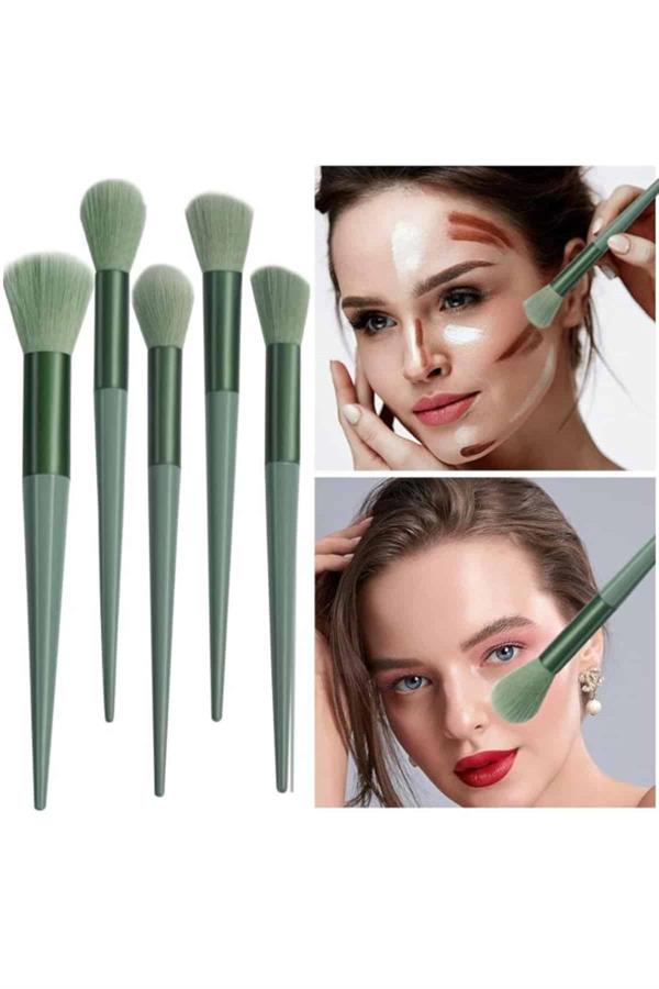 13 Parça Taşınabilir Kılıflı Profesyonel Makyaj Fırça Seti Pudra Allık Fondöten Fırçası