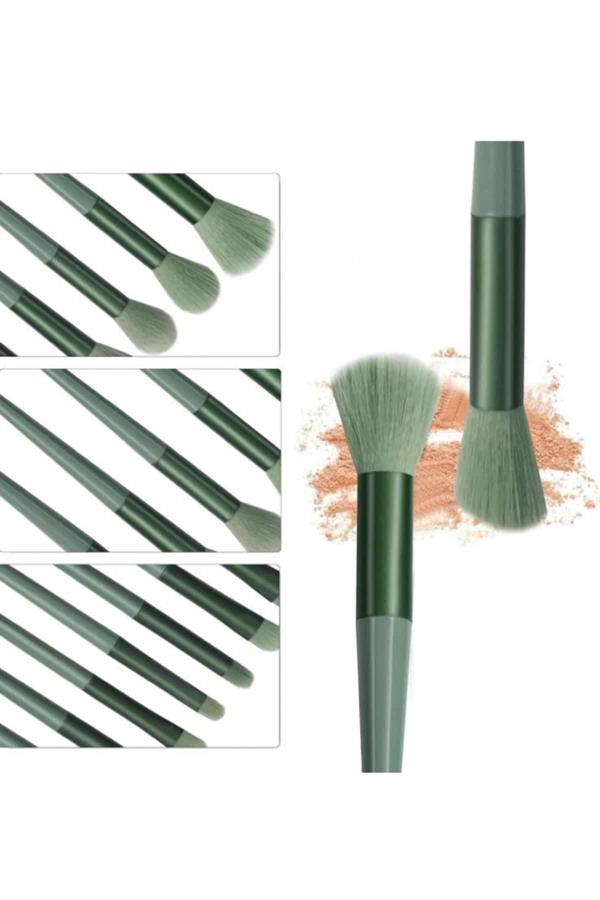 13 Parça Makyaj Fırça Seti Far Kontür Aydnlatıcı Fırçası İz Bırakmaz Hafif ve Yumuşak