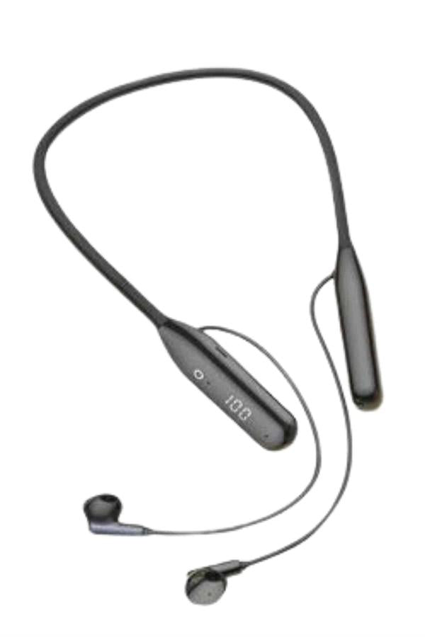 100 Saat Kablolu Boyun Askılı Dijital Göstergeli Bluetooth Kulaklık