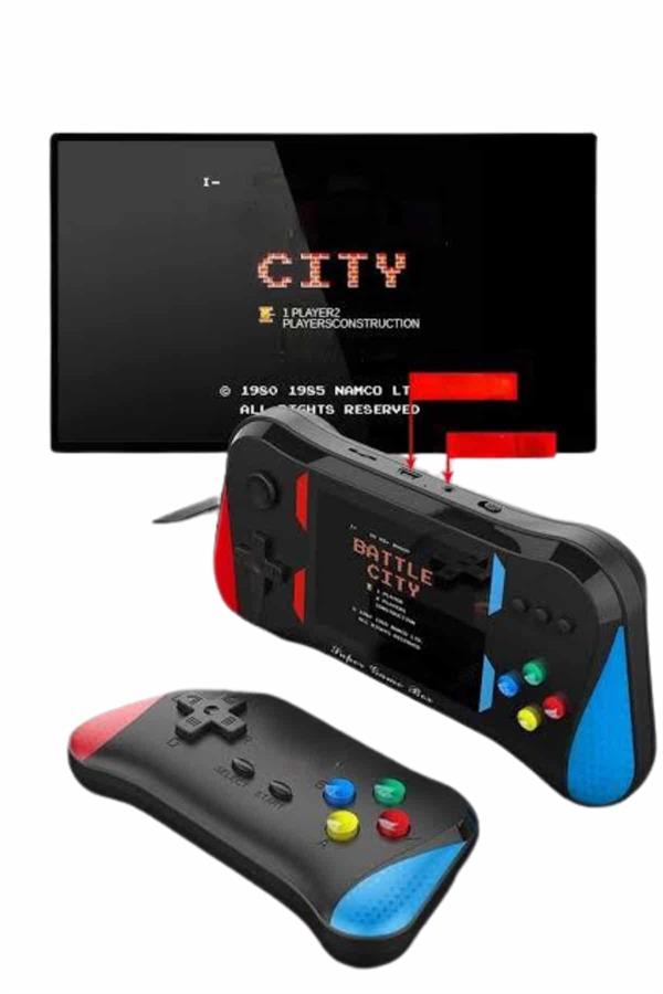 3.5 İnç 500 Klasik Retro Oyun Yüklü Kollu Oyun Konsolu