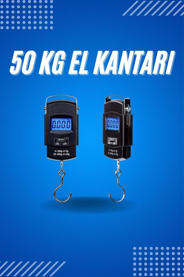 50 Kg Dijital El Terazisi Cep Tartısı El Kantarı Terazi