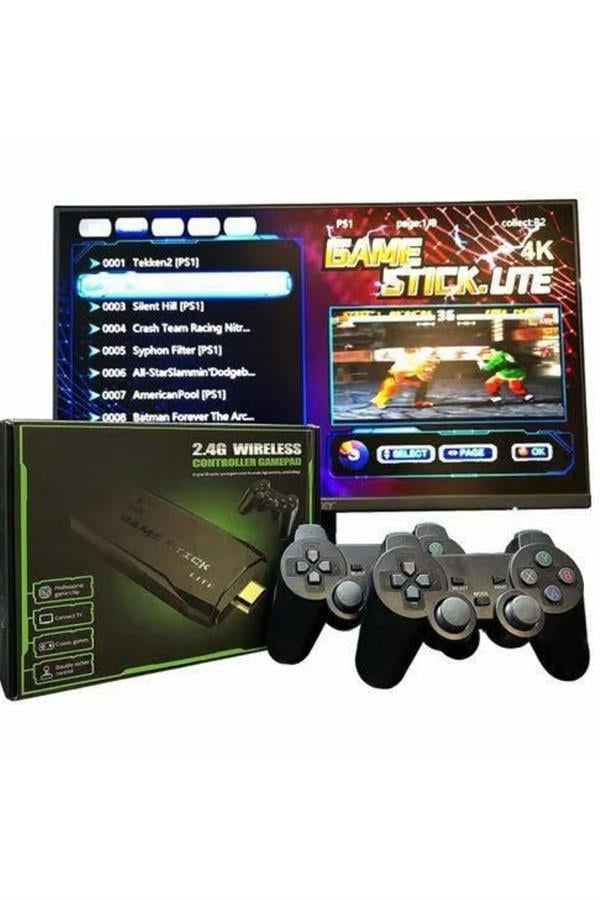 2.4g Uyumlu Kablosuz Çift Kol Atari Retro 20000 Oyun Game Stick