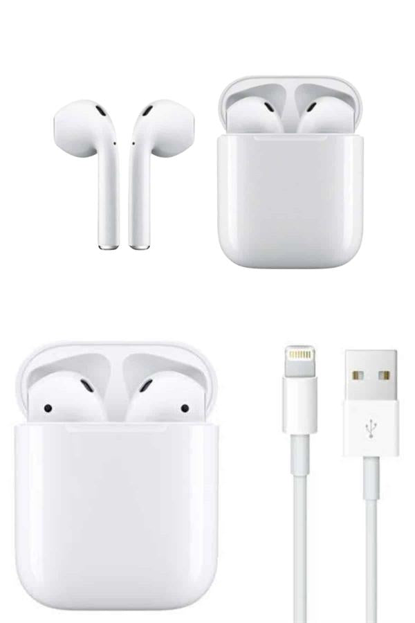 2025 Model Çağrı Cevaplayabilen Bluetooth Kulaklık Beyaz Dokunmatik Kontrol