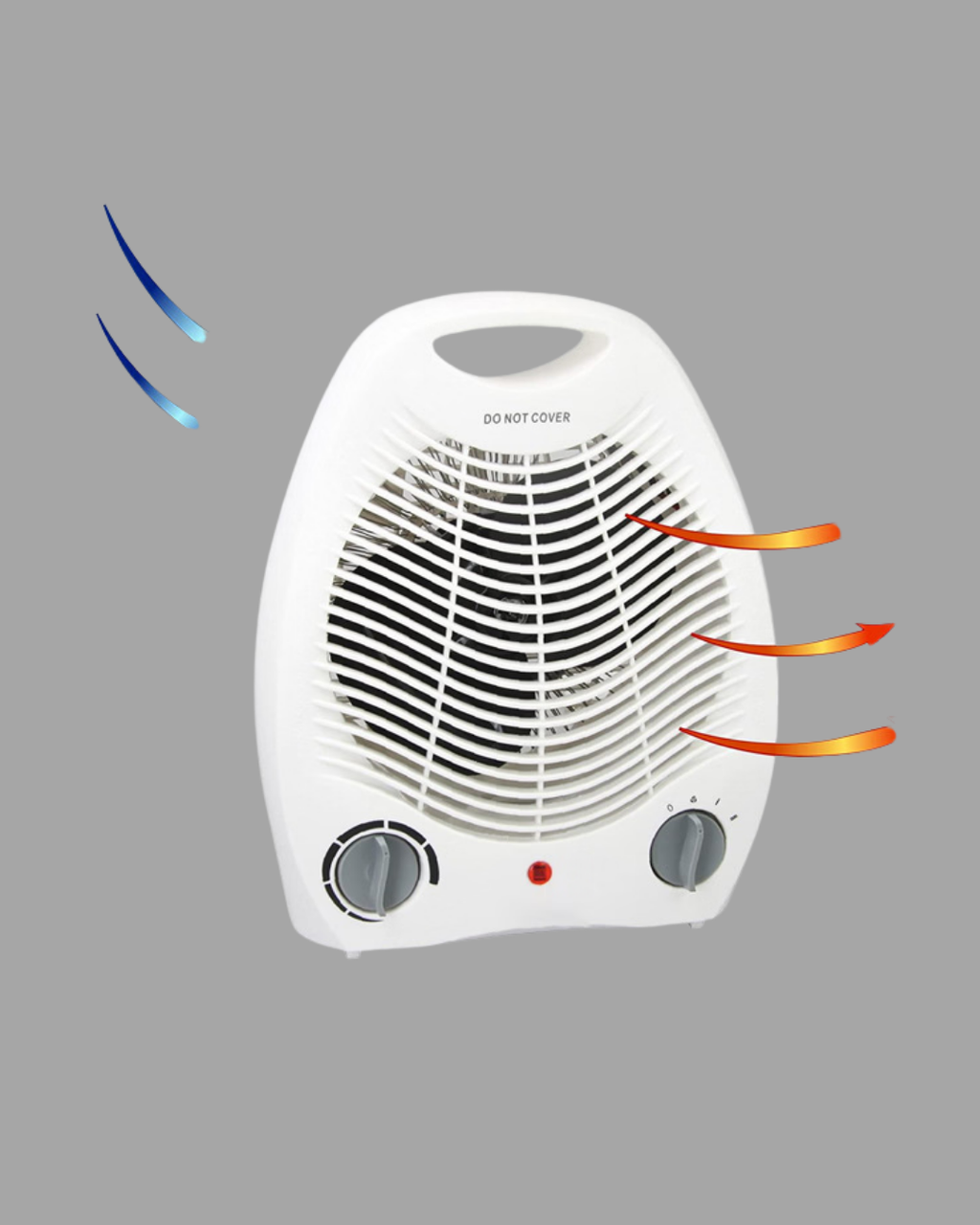 2000W Taşınabilir Elektrikli Fanlı Isıtıcı – Hızlı Isınma Kompakt Boy