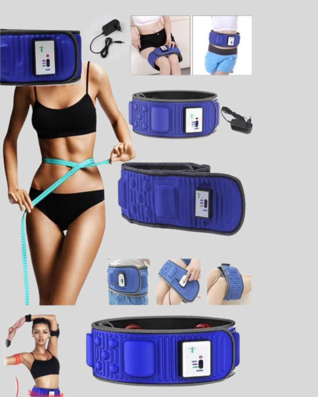 132 cm Motorlu Masaj Kemeri – 5 Kademe Hız 2 Fonksiyon Titreşimli Tasarım