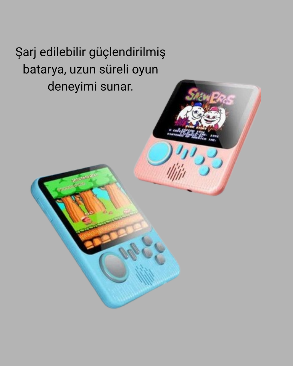 666 Oyunlu Retro Mini Oyun Konsolu – 3.5" LCD Ekran ve Çift Kişilik Oyun