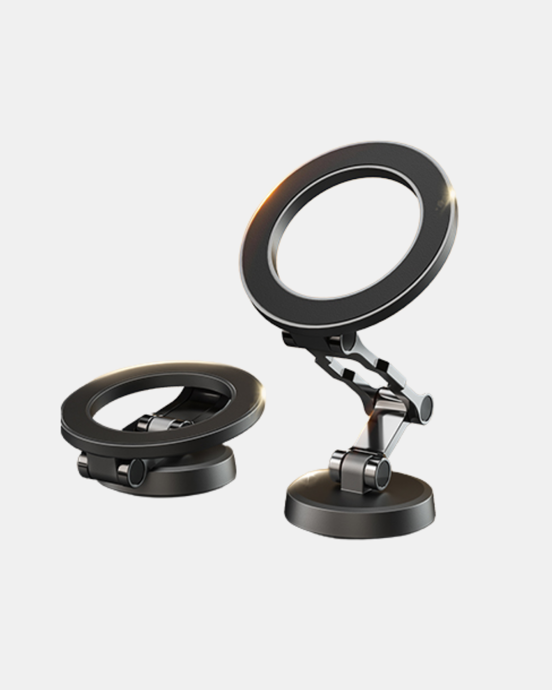 360° Dönebilen Katlanır Manyetik Araç Telefon Tutucu – MagSafe Uyumlu Kompakt ve Şık Tasarım