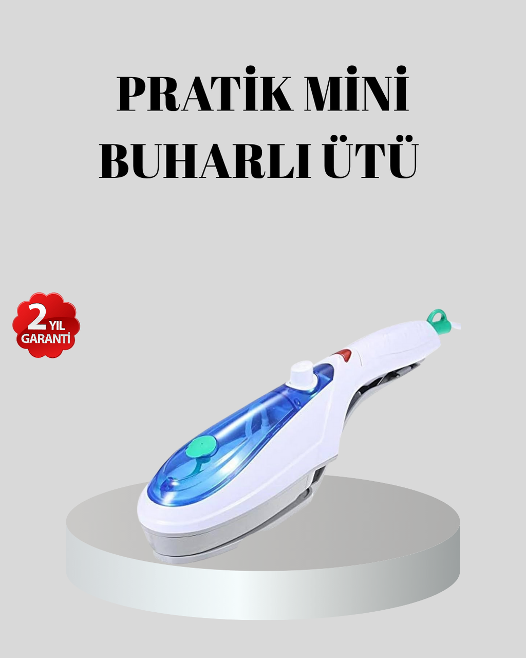 1500W Buharlı El Seyahat Ütüsü – Kompakt Taşınabilir Her Kumaşa Uygun