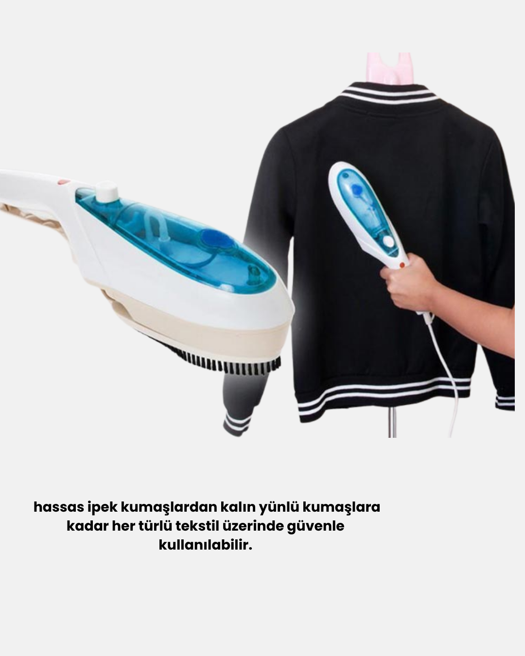 1500W Buharlı El Seyahat Ütüsü – Kompakt Taşınabilir Her Kumaşa Uygun