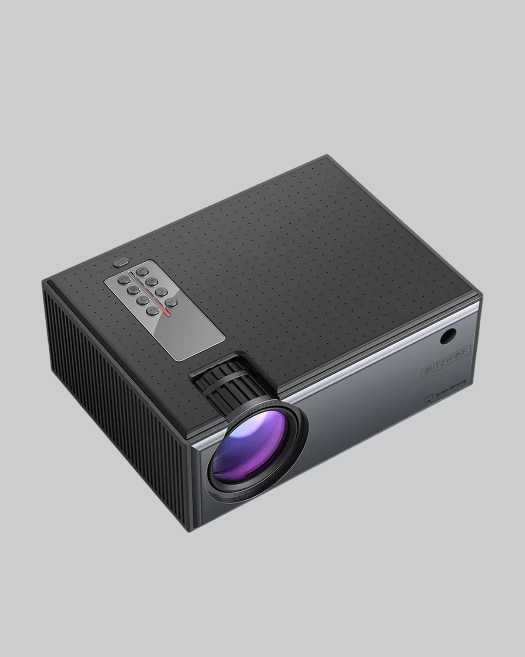 1080p Full HD Taşınabilir Projeksiyon Cihazı LED Işıklı Uzaktan Kumandalı