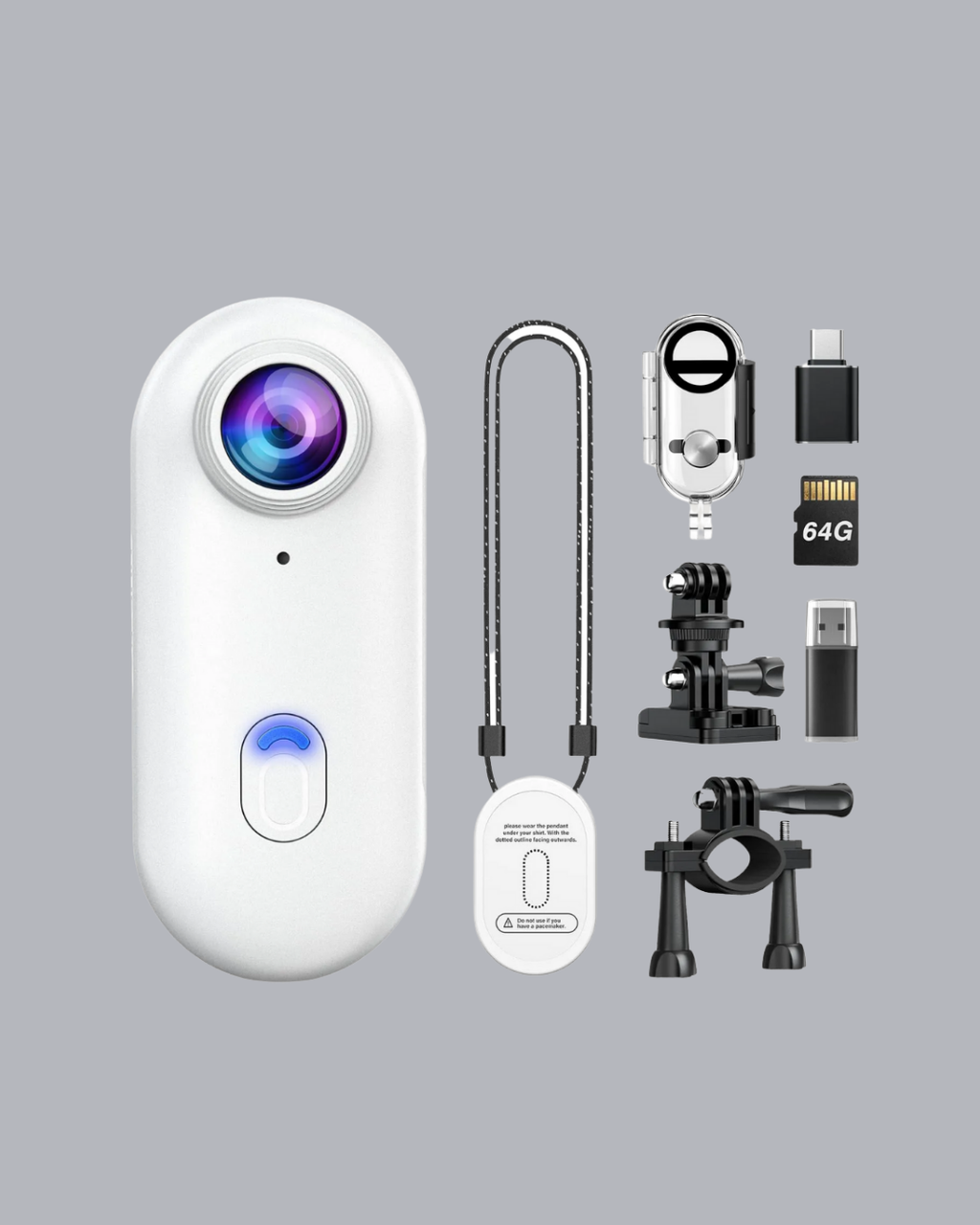 1080P Full HD Spor Kamerası 360° Klips ve WiFi Özellikli