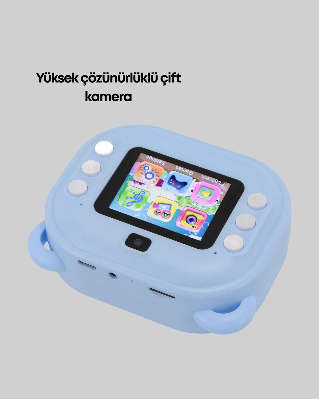 24MP HD Çift Lensli Şipşak Kamera – Termal Baskılı 32GB Dahili Hafızalı