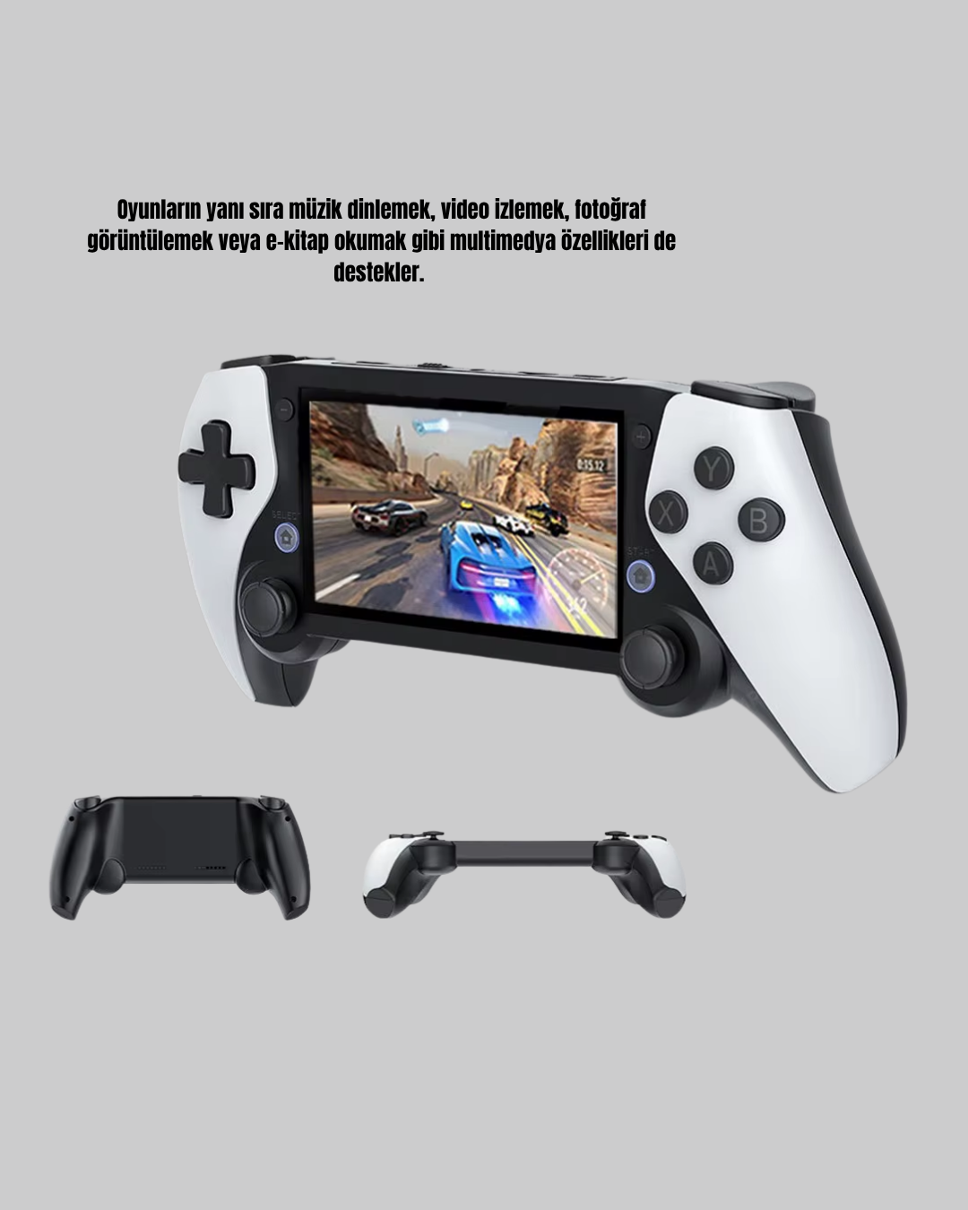 4.3 İnç Ekranlı Retro Oyun Konsolu – 64 GB Hafızalı Şarjlı ve Multimedya Destekli