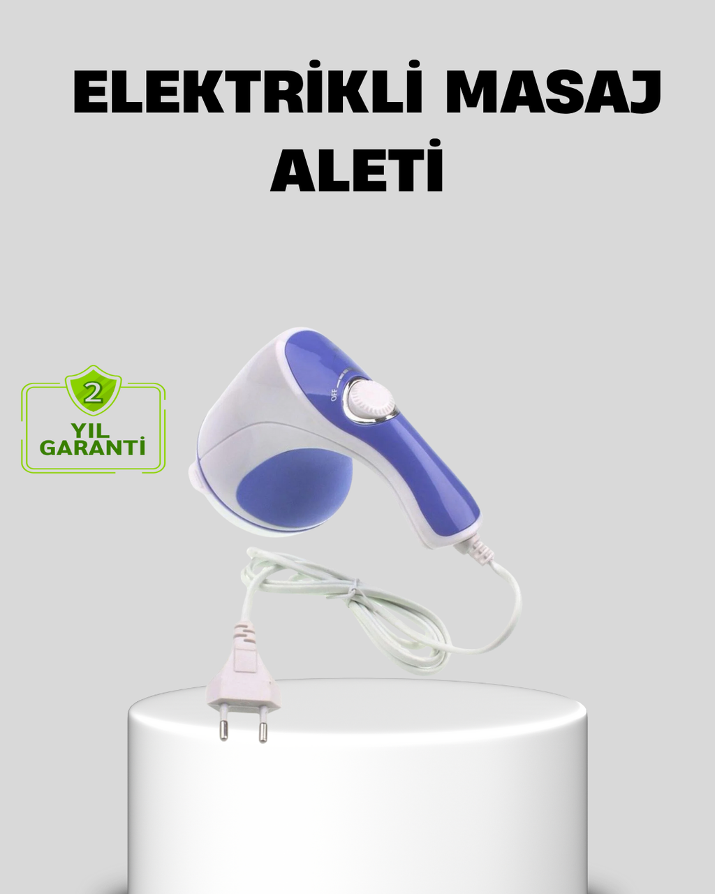 5 Başlıklı Elektrikli Masaj Aleti – Bölgesel İncelme ve Selülit Azaltıcı