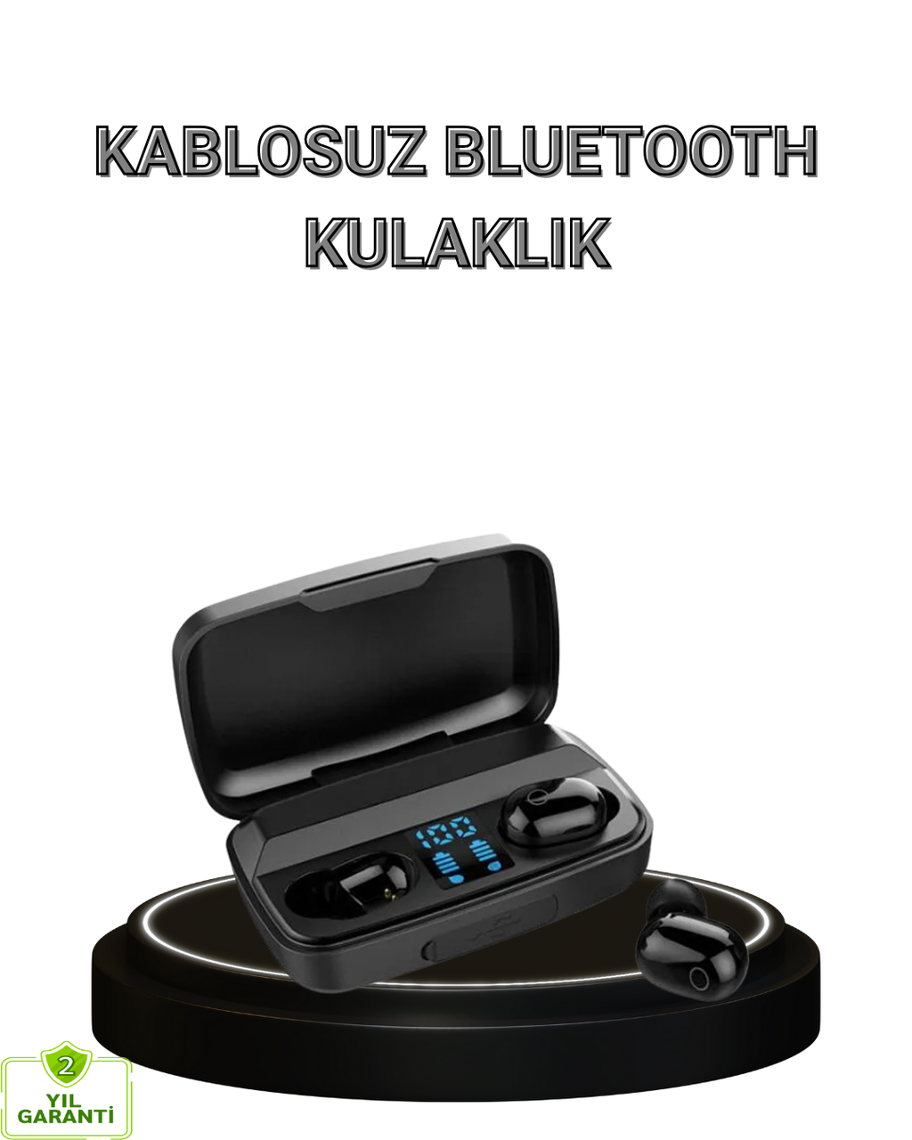 A10s Kablosuz Kulaklık  Çipli Uzun Pil Ömürlü Dokunmatik