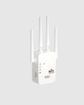 300Mbps WiFi Menzil Genişletici 4 Antenli WPA3 Güvenlikli Priz Tipi Repeater