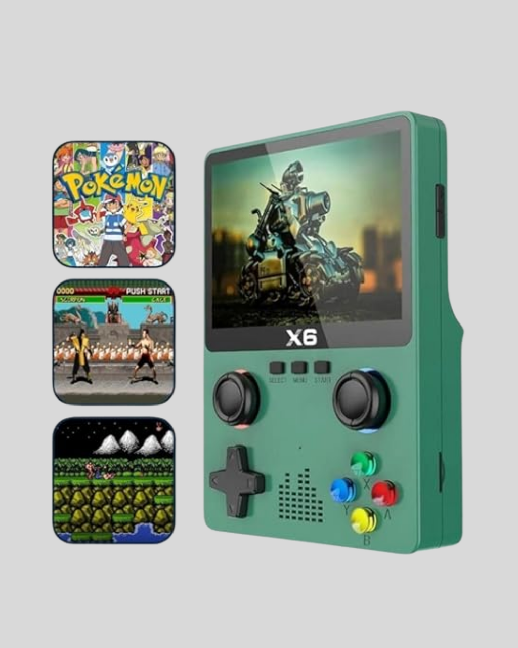 3.5 İnç IPS Ekranlı Taşınabilir Oyun Konsolu Ergonomik Çift Tetikli