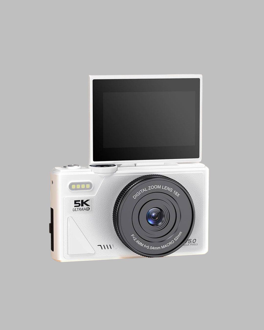 5K UHD Dijital Kamera WiFi Bağlantılı Otofokus 18x Zoom Taşınabilir