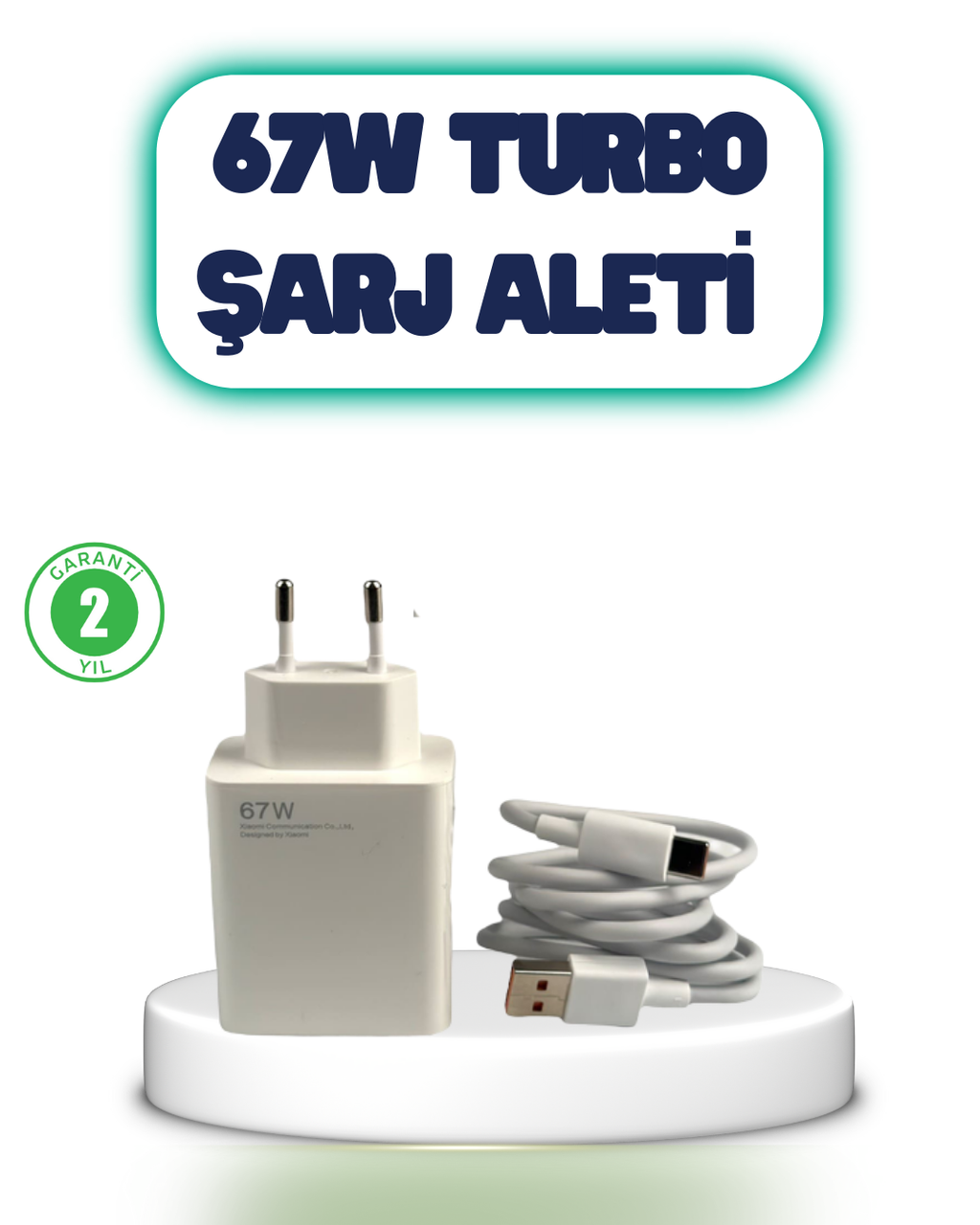 67 Watt Hızlı Şarj Aleti Poco F2 F3 F4 Uyumlu