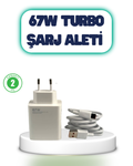 67 Watt Hızlı Şarj Aleti Poco F2 F3 F4 Uyumlu