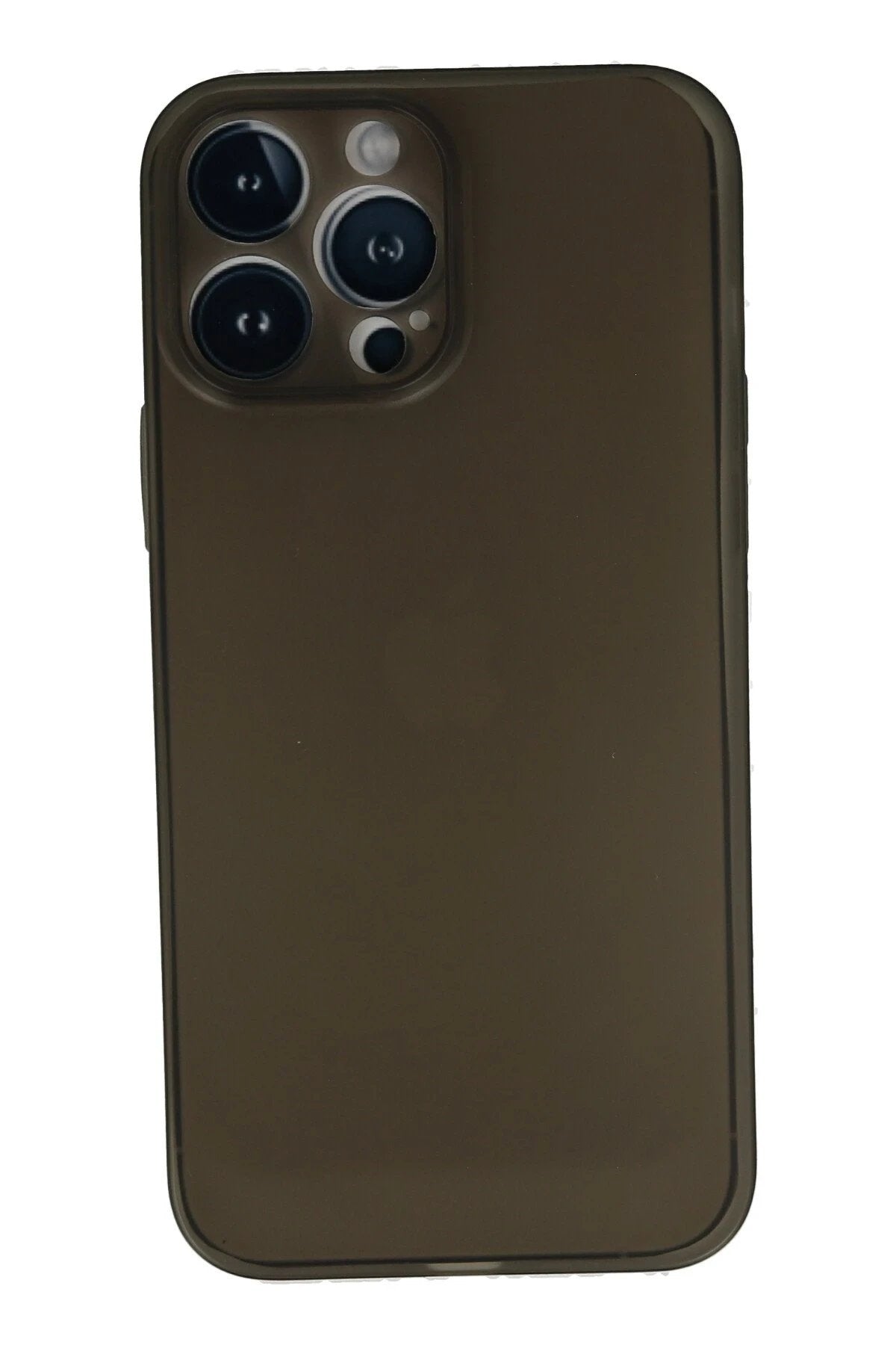 iPhone 13 Pro Max Kılıf PP Ultra İnce Kapak - Gri-(5796)