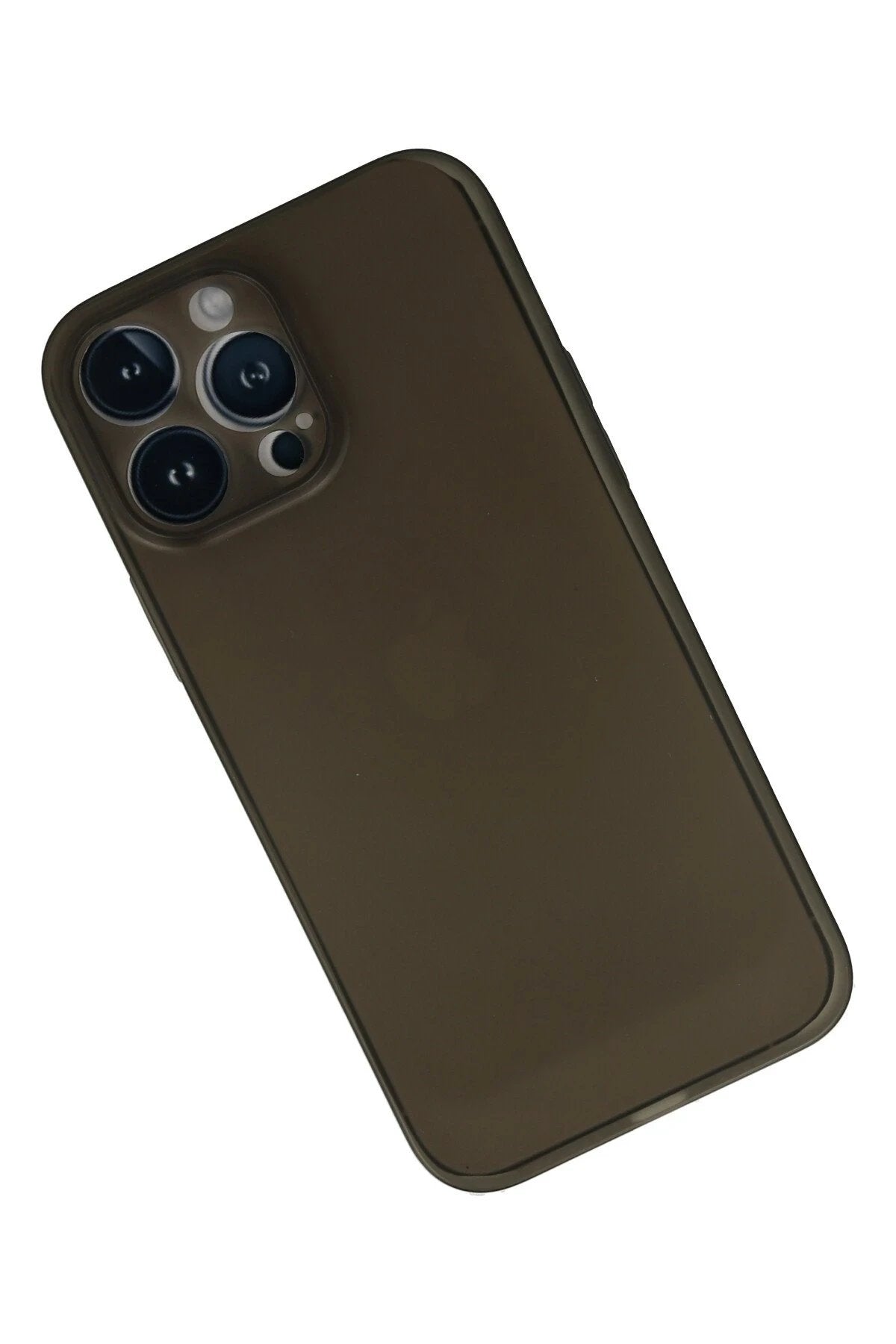 iPhone 13 Pro Max Kılıf PP Ultra İnce Kapak - Gri-(5796)