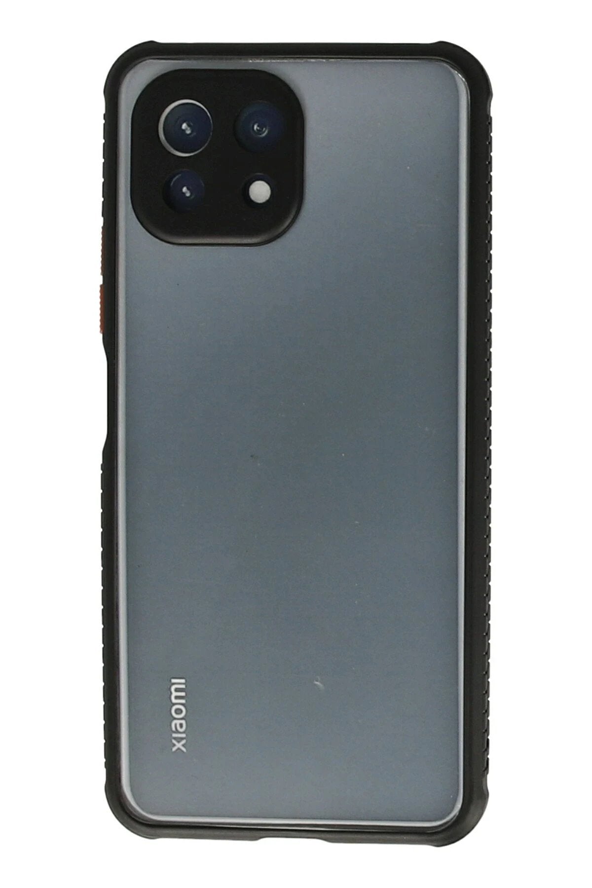 Xiaomi Mİ 11 Lite Kılıf Miami Şeffaf Silikon - Siyah-(5796)