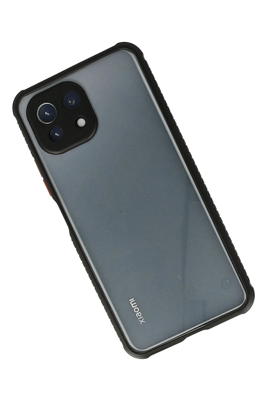 Xiaomi Mİ 11 Lite Kılıf Miami Şeffaf Silikon - Siyah-(5796)