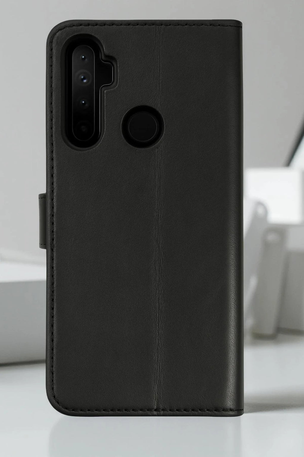 Realme 6i Kılıf Trend S Plus Kapaklı Kılıf - Gold-(5796)