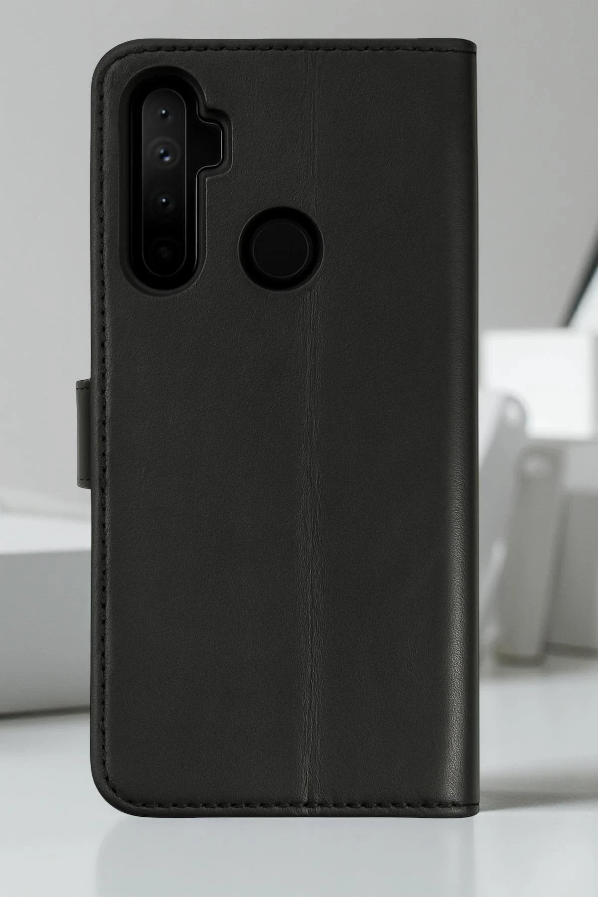 Realme 6i Kılıf Trend S Plus Kapaklı Kılıf - Kırmızı-(5796)