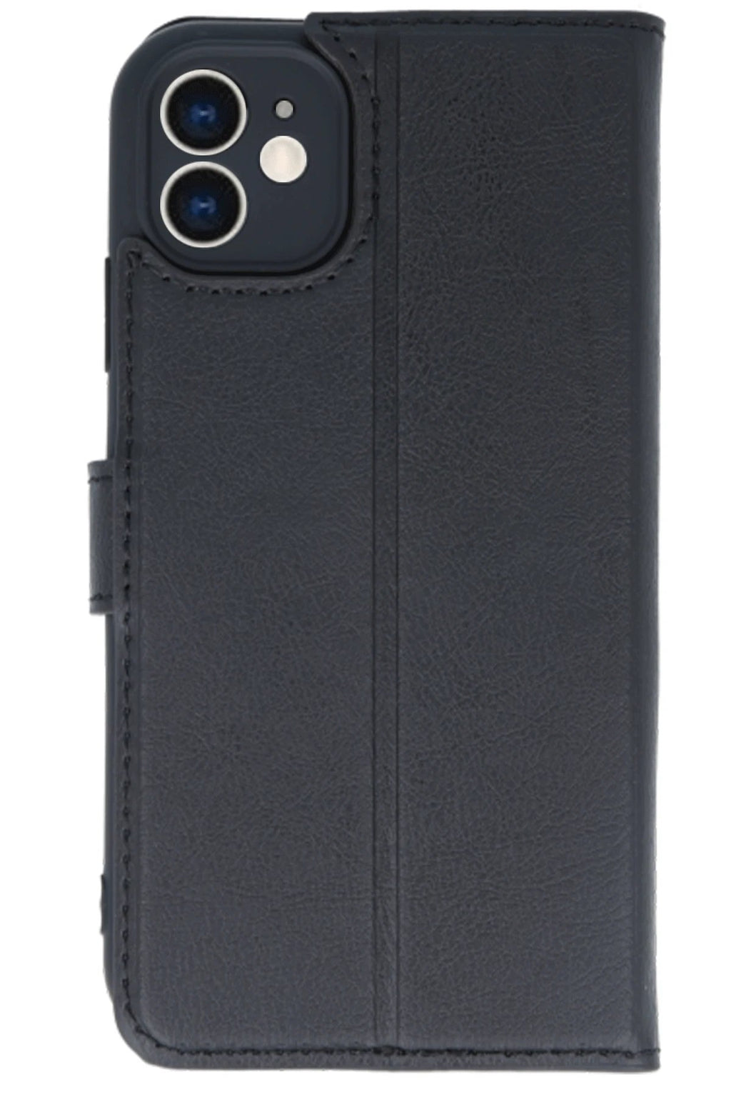 iPhone 11 Kılıf Trend S Plus Kapaklı Kılıf - Siyah-(5796)