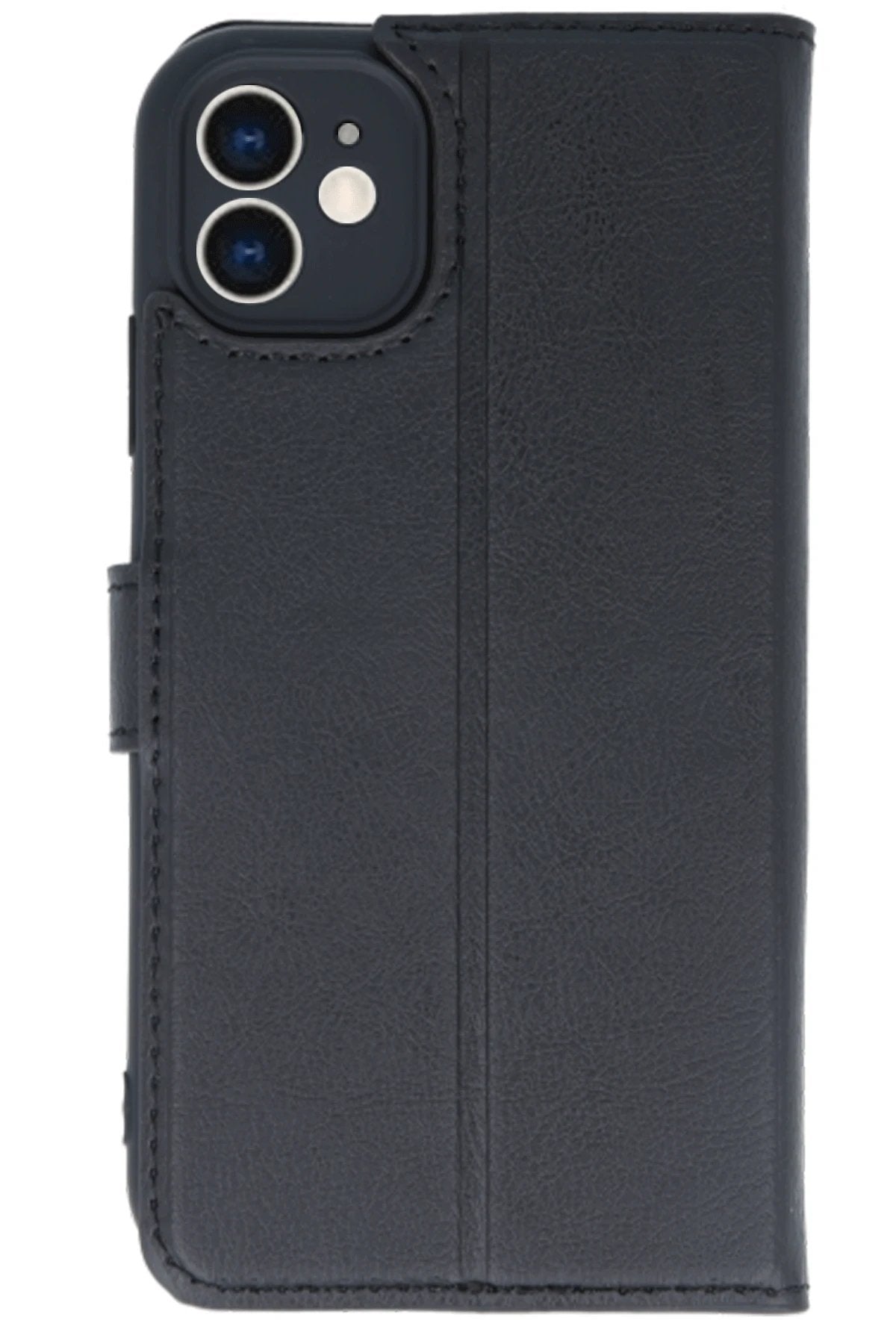 iPhone 11 Kılıf Trend S Plus Kapaklı Kılıf - Siyah-(5796)